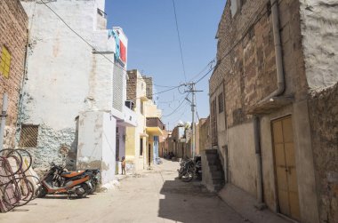 geleneksel mimarisi manzaralı mavi şehir Jodhpur, Hindistan