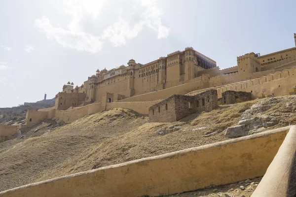 インド ジャイプールのアンバー砦建設の眺め — ストック写真
