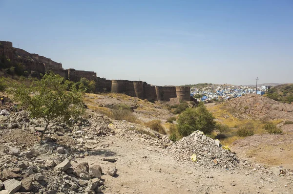 Mehrangarh Fort Blue City Jodhpur India — Stock Photo, Image