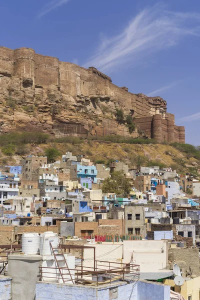 Mehrangarh Kalesi ve mavi şehir Jodhpur, Hindistan