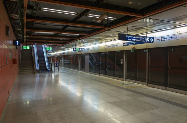 Interior Una Estación Metro — Foto de Stock