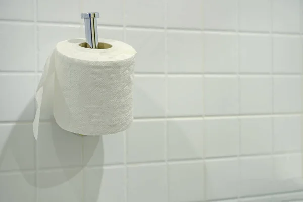 Tissue White Background Bathroom — Stock Photo, Image