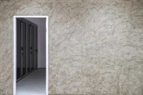 Ściany i drzwi oraz koncepcja projektowania przestrzeni — Zdjęcie stockowe