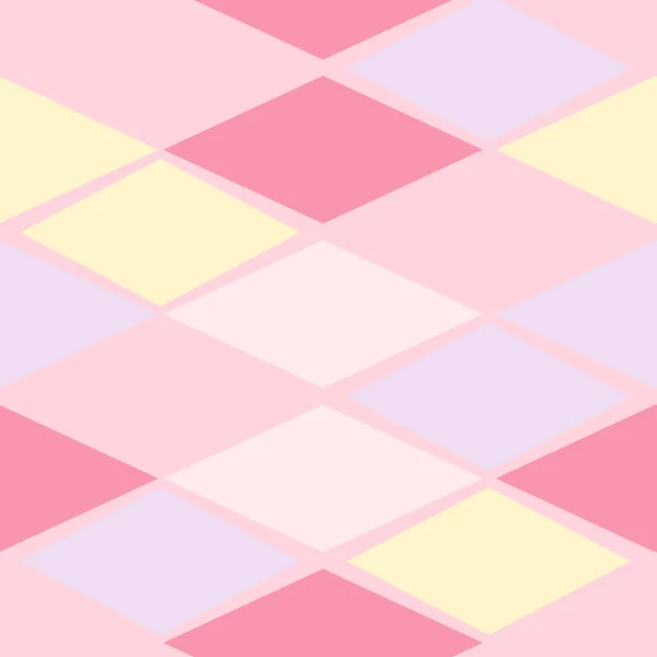 Disegno Geometrico Astratto Rosa Senza Cuciture — Vettoriale Stock