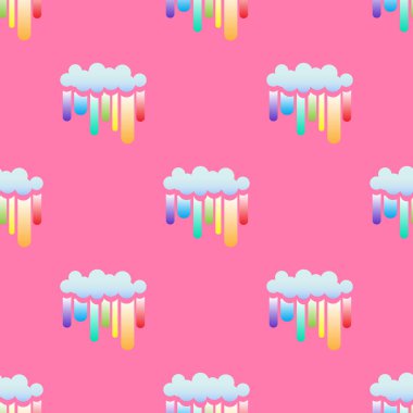 Gökkuşağı pürüzsüz desen