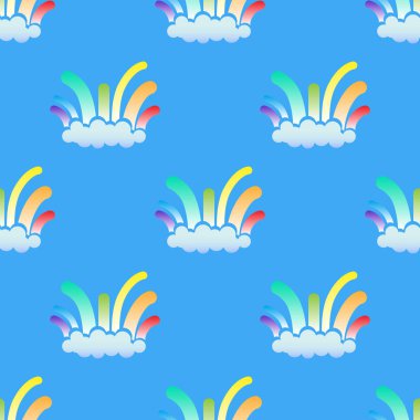 Gökkuşağı pürüzsüz desen