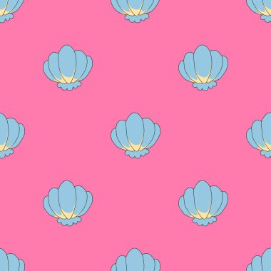 Deniz kabuğu pürüzsüz desen