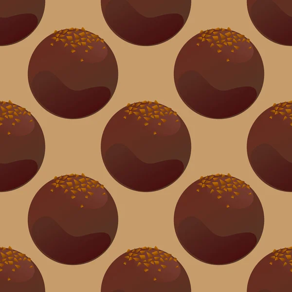 Caramelo patrón sin costura — Vector de stock