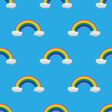 Gökkuşağı pürüzsüz desen