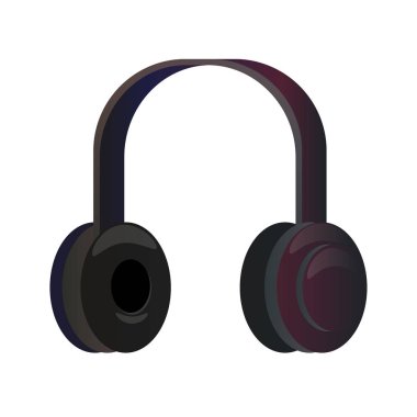 Kulaklık izole vektör