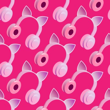 Kulaklık vektör deseni