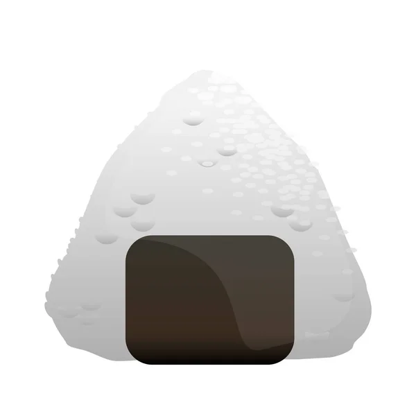 Onigiri vector aislado — Vector de stock