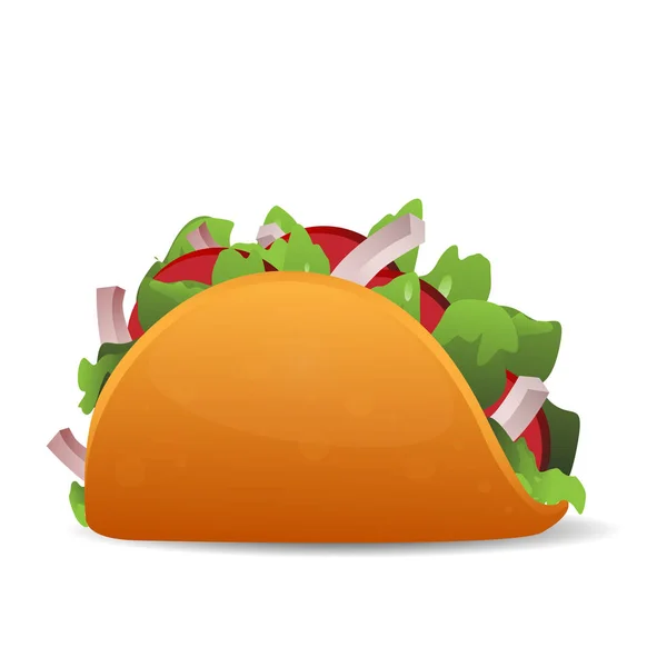 Taco vector illustration — Stock Vector