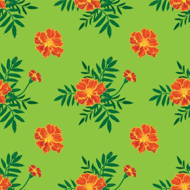 Kadife çiçeği deseni