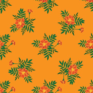 Kadife çiçeği deseni