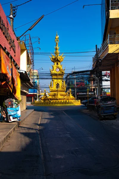 Buddhistiska Tempel Dekorationer Och Arkitektur Thailand — Stockfoto