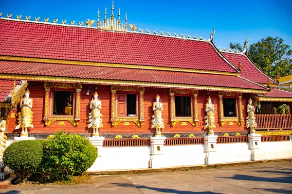 Буддійські Храмові Прикраси Архітектура Таїланд — стокове фото
