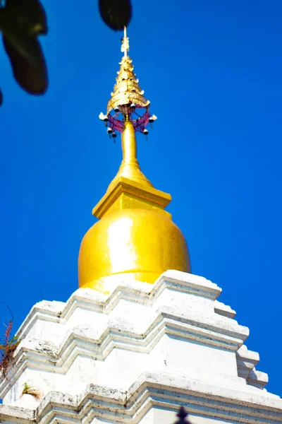 Decoraciones Estilo Asiático Del Templo Budista Tailandia — Foto de Stock