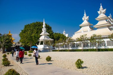 Chiang Rai, Tayland 'daki Budist tapınağı. 