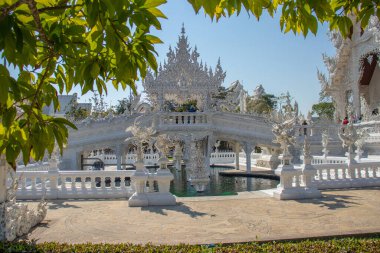 Tayland. Chiang Rai. Beyaz Tapınak