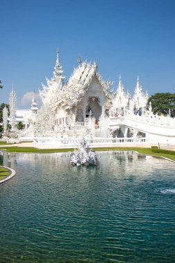 Tayland. Chiang Rai. Beyaz Tapınak