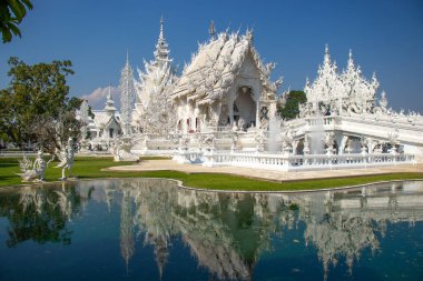 Tayland. Chiang Rai. Beyaz Tapınak