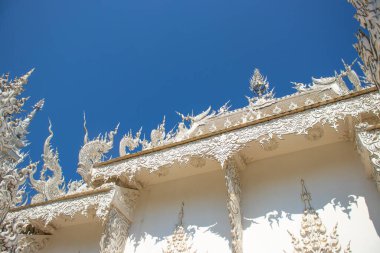 Tayland. Chiang Rai. Beyaz Tapınak