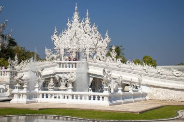 Tayland. Chiang Rai. Beyaz Tapınak