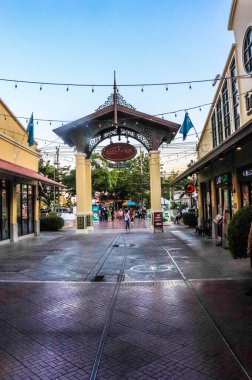 Bangkok, Tayland 'daki Asiatique Park. 