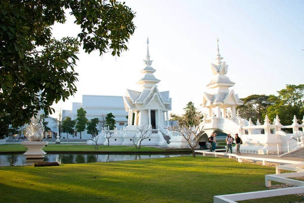 Territorium Des Weißen Tempels Chiang Rai Thailand — Stockfoto