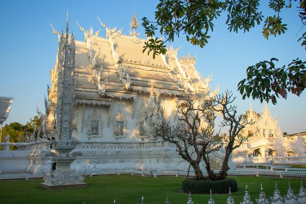 Territoire Temple Blanc Chiang Rai Thaïlande — Photo