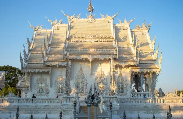 Templo Branco Chiang Mai Tailândia — Fotografia de Stock