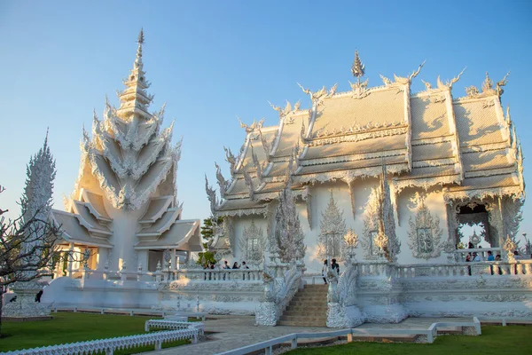 Templo Branco Chiang Mai Tailândia — Fotografia de Stock