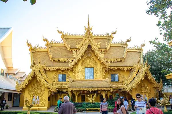 Templo Branco Chiang Mai Tailândia — Fotografia de Stock