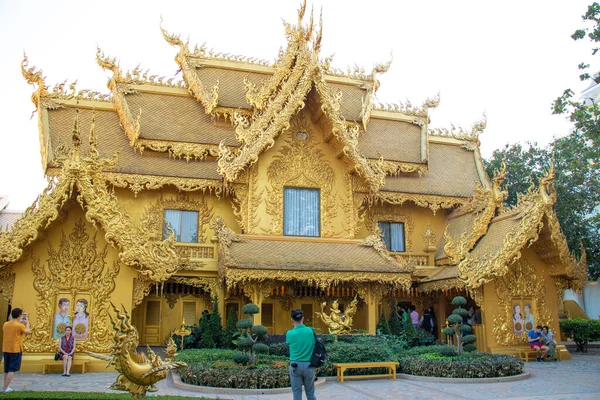 Templo Branco Chiang Mai Tailândia — Fotografia de Stock