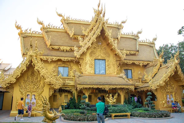 Templo Branco Chiang Mai Tailândia — Fotografia de Stock