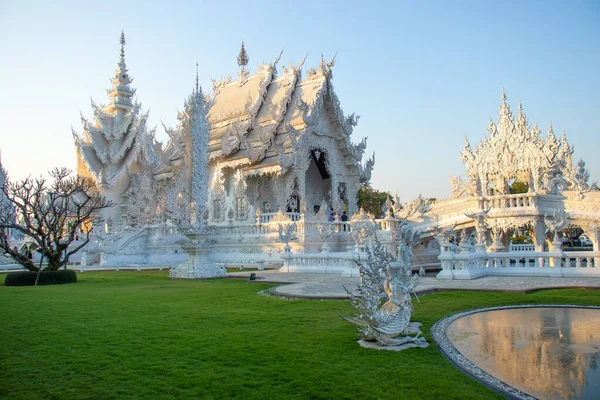 Bílý Chrám Chiang Mai Thajsku — Stock fotografie