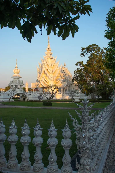 Thaïlande Chiang Rai Temple Blanc — Photo