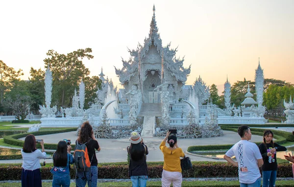 Thailand Chiang Rai White Temple — Stock Photo, Image