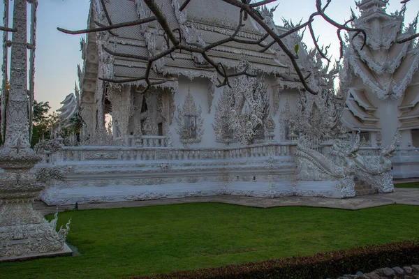 Thaïlande Chiang Rai Temple Blanc — Photo