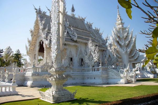 Thaïlande Chiang Rai Temple Blanc — Photo