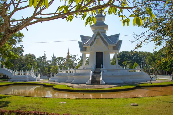 Thailand Ben Chiang Rai Witte Tempel — Stockfoto