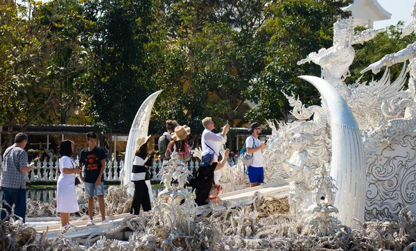 Thailand Chiang Rai Weißer Tempel — Stockfoto