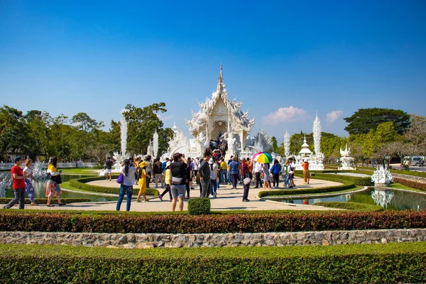 Thailandia Chiang Rai Tempio Bianco — Foto Stock