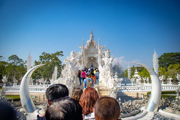 Thailandia Chiang Rai Tempio Bianco — Foto Stock