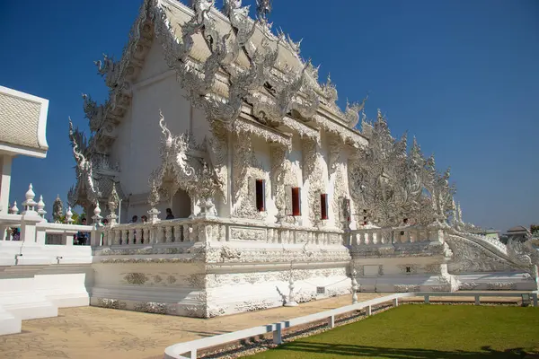 Thaïlande Chiang Rai Temple Blanc — Photo