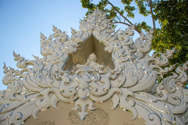 Thailandia Chiang Rai Tempio Bianco — Foto Stock