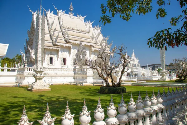 Thaïlande Chiang Rai Temple Blanc — Photo