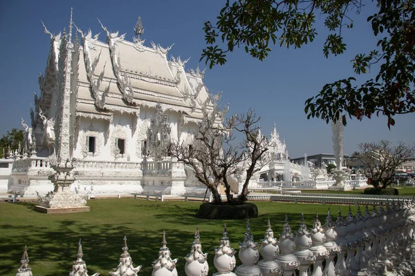 Tailândia Chiang Rai Templo Branco — Fotografia de Stock