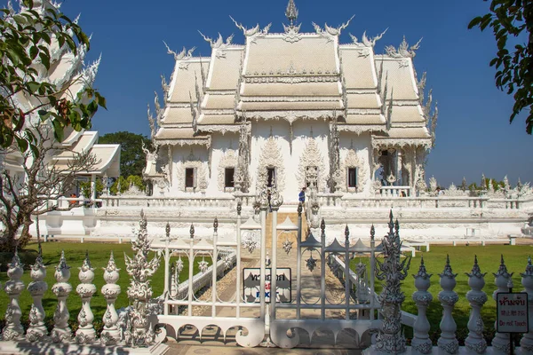 Thaïlande Chiang Rai Temple Blanc — Photo